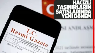 Hacizli taşınırların satışında yeni dönem