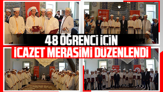 Hafızlığını tamamlayan öğrencilere icazetleri verildi