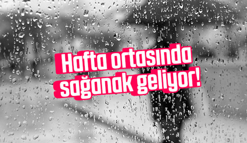 Hafta ortasında yağmur var, serinleyeceğiz