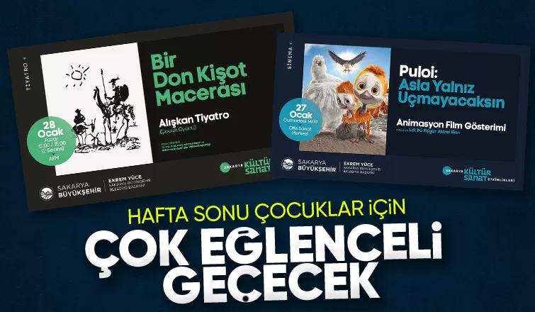 Hafta sonu çocuklar için çok eğlenceli geçecek