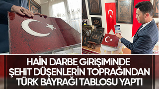 Hain darbe girişiminde şehit düşenlerin toprağı, bu tabloda korunacak