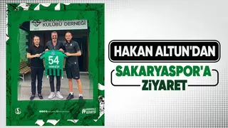 Hakan Altun Sakaryaspor'u ziyaret etti