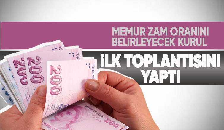 Hakem Kurulu, memur zam oranı için ilk toplantısını yaptı