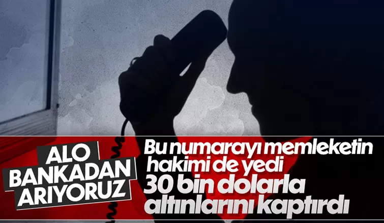 Hakim dolandırıcıların tuzağına düştü