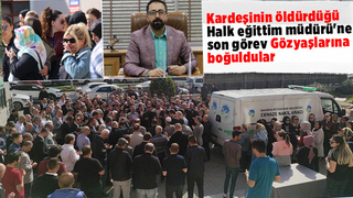 Halk Eğitim Müdürü Abdulvahit Uygar'a acı veda