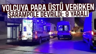 Halk otobüsü devrildi: 9 yaralı