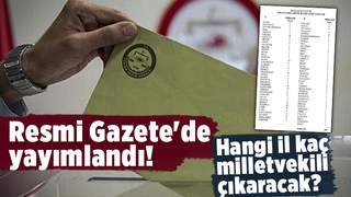 Hangi il kaç milletvekili çıkaracak