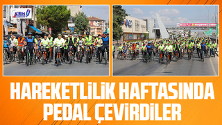 Hareketlilik haftasında bisiklet etkinliği
