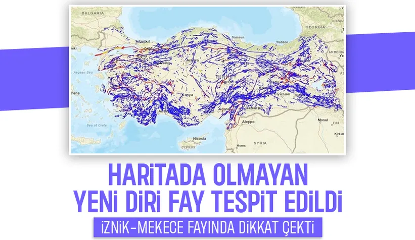 Haritada olmayan yeni fay tespit edildi