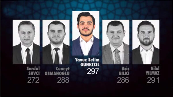 Harputoğlu hocanın öğrencisi birinci oldu