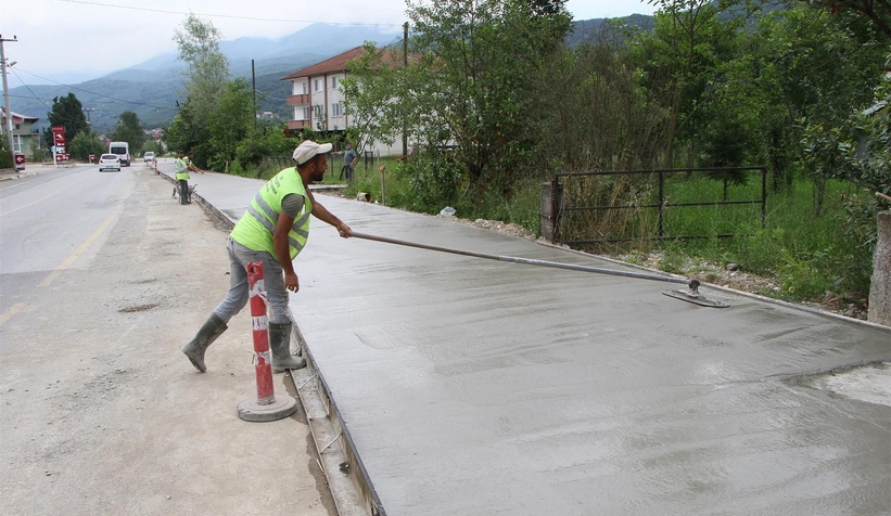 Harunusta’ya beton yaya yolu