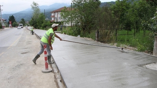 Harunusta’ya beton yaya yolu
