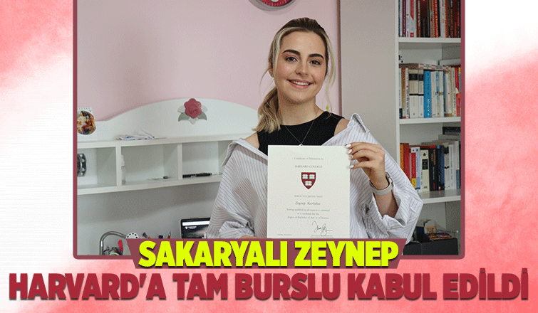Harvard'a tam burslu kabul edildi