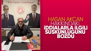 Hasan Akcan dan  hakkındaki iftiralara görüntülü açıklama