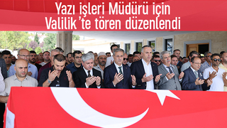 Hasan Çiloğlu için tören düzenlendi