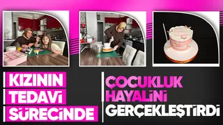 Hasta kızı için mühendisliği bırakıp pastacı oldu
