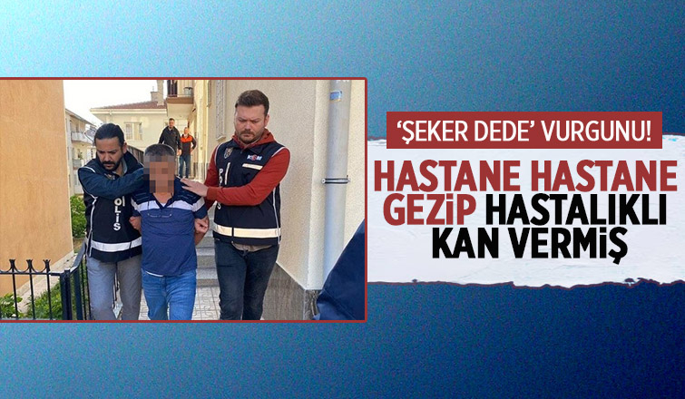 Hastane hastane gezip hastalıklı kan vermiş