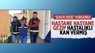 Hastane hastane gezip hastalıklı kan vermiş