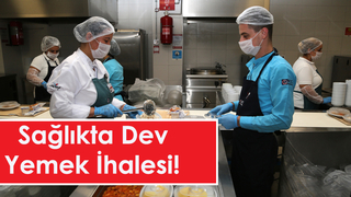 Hastaneler için dev yemek ihalesi