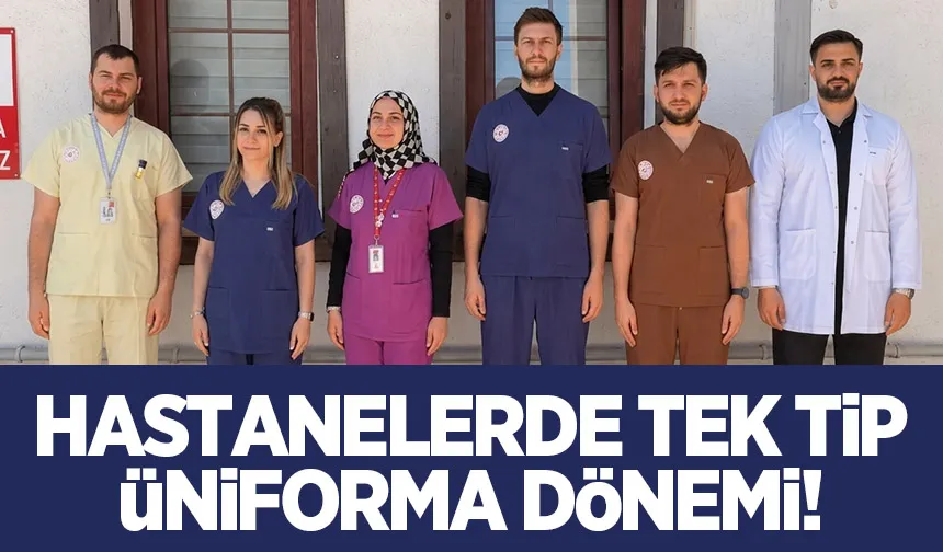 Hastanelerde branşlara göre standart üniforma 