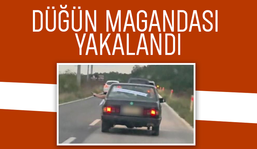 Havaya ateş açan düğün magandası yakalandı