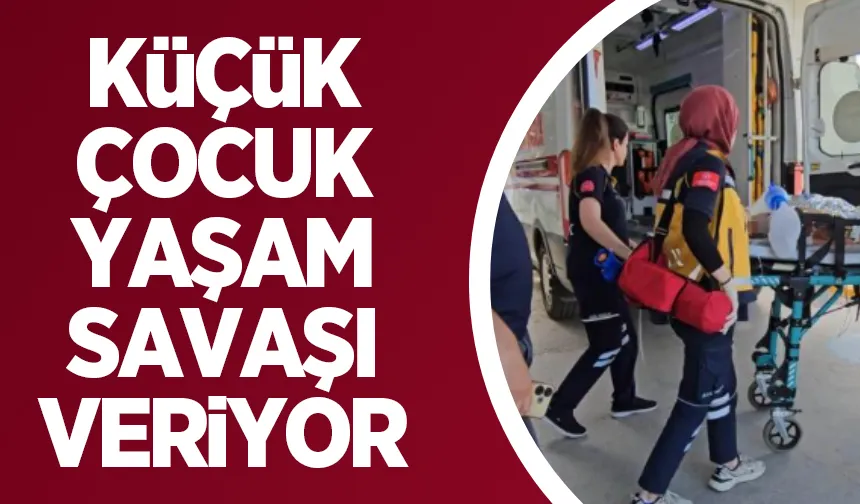 Havuzda boğulma tehlikesi geçiren çocuk yaşam savaşı veriyor