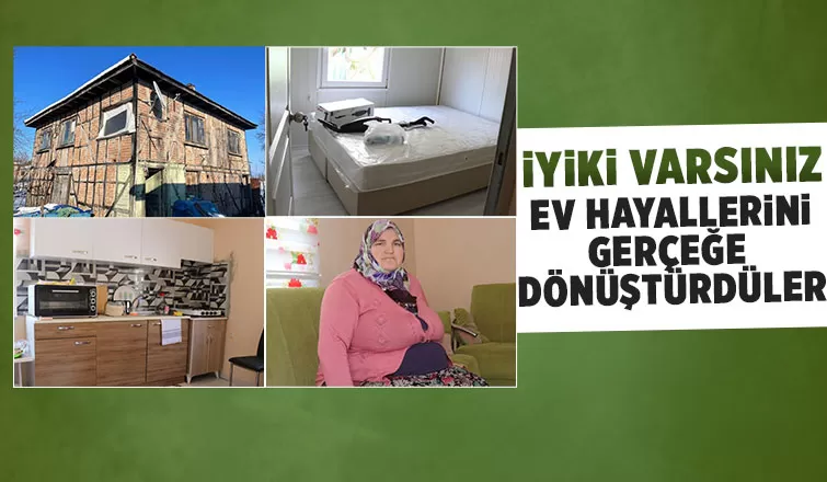 Hayale ortak olan iki genç, yaşlı çift için yeni bir ev inşa etti