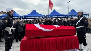 Hayatını kaybeden polis için tören düzenlendi