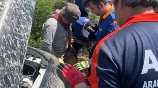 Hazine ararken mağarada mahsur kaldılar