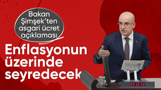 Hazine ve Maliye Bakanı Mehmet Şimşek'ten asgari ücret ve enflasyon açıklaması
