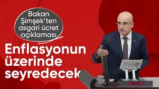 Hazine ve Maliye Bakanı Mehmet Şimşek'ten asgari ücret ve enflasyon açıklaması