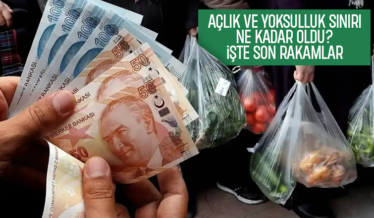 Haziran ayı açlık ve yoksulluk sınırı açıklandı