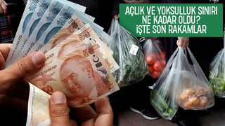 Haziran ayı açlık ve yoksulluk sınırı açıklandı