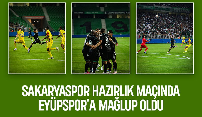 Hazırlık maçı: Sakaryaspor 1 Eyüpspor 2