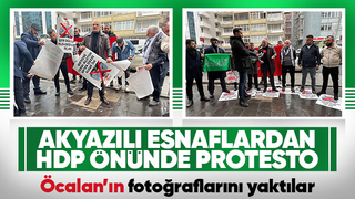 HDP önünde Sayın Öcalan söylemi protesto edildi