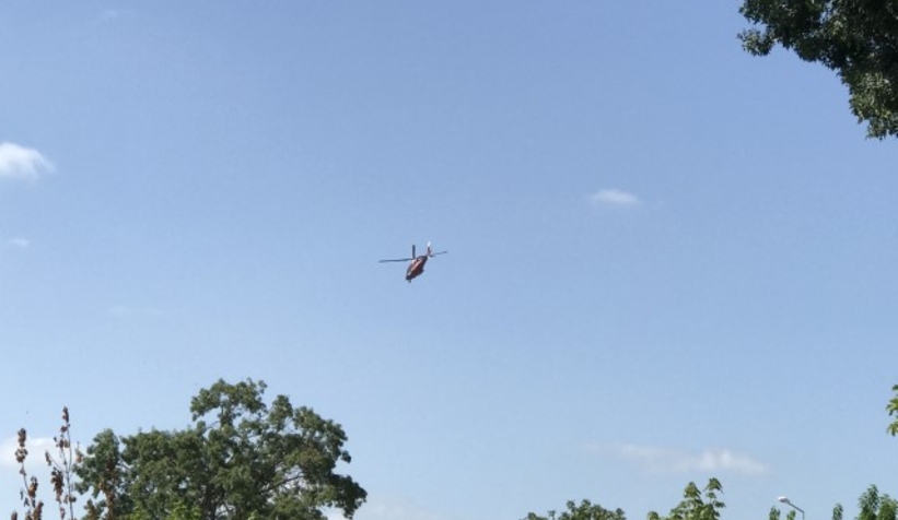 Helikopter ambulansla İstanbul'a sevk edildi