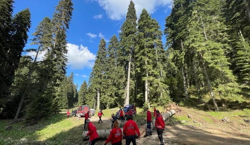 Helikopter düşmesi ağaç devrilmesi tatbikatı yapıldı
