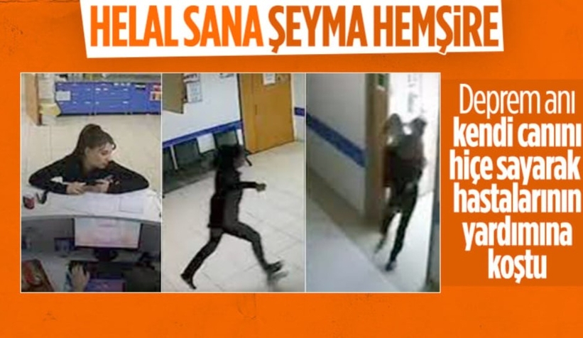 Hemşire deprem sırasında kaçmak yerine çocukları kurtardı