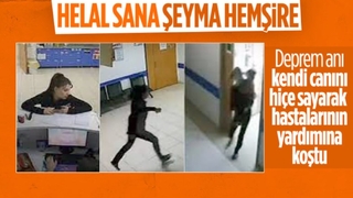 Hemşire deprem sırasında kaçmak yerine çocukları kurtardı