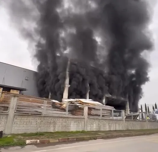 Hendek 2. OSB'de yangın