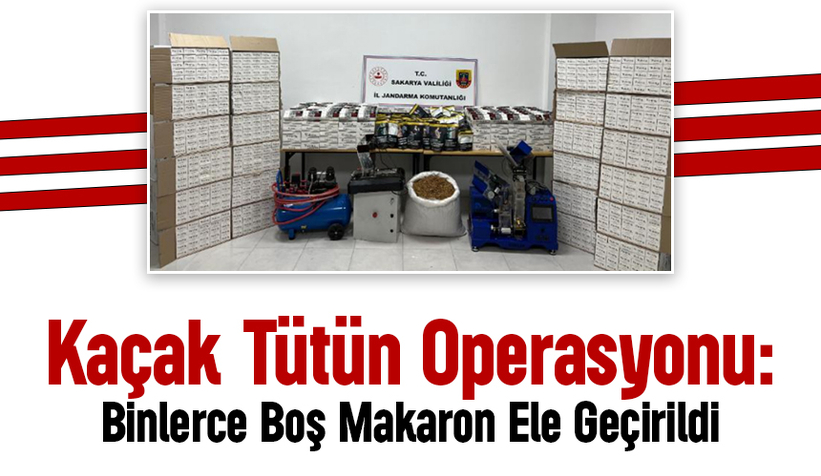 Hendek'te kaçakçılık operasyonu