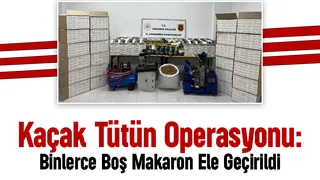 Hendek'te kaçakçılık operasyonu