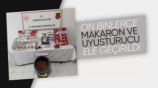 Hendek'te kaçakçılık ve uyuşturucu operasyonu