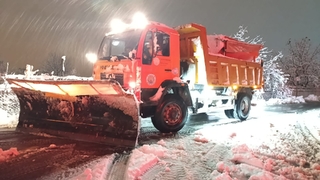 Hendek'te kar mesaisi devam ediyor