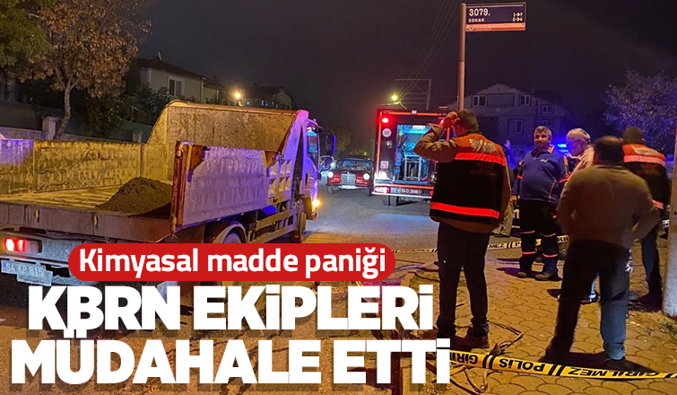 Hendek'te kimyasal madde paniği