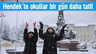 Hendek'te okul tatili uzatıldı