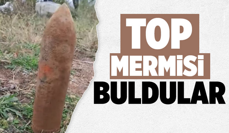 Hendek'te top mermisi bulundu