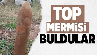 Hendek'te top mermisi bulundu