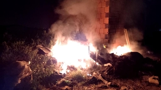 Hendek'te yangın paniği