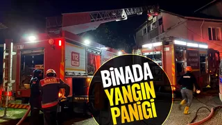 Hendek'te yangın